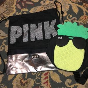 2 Victoria’s Secret pink bags